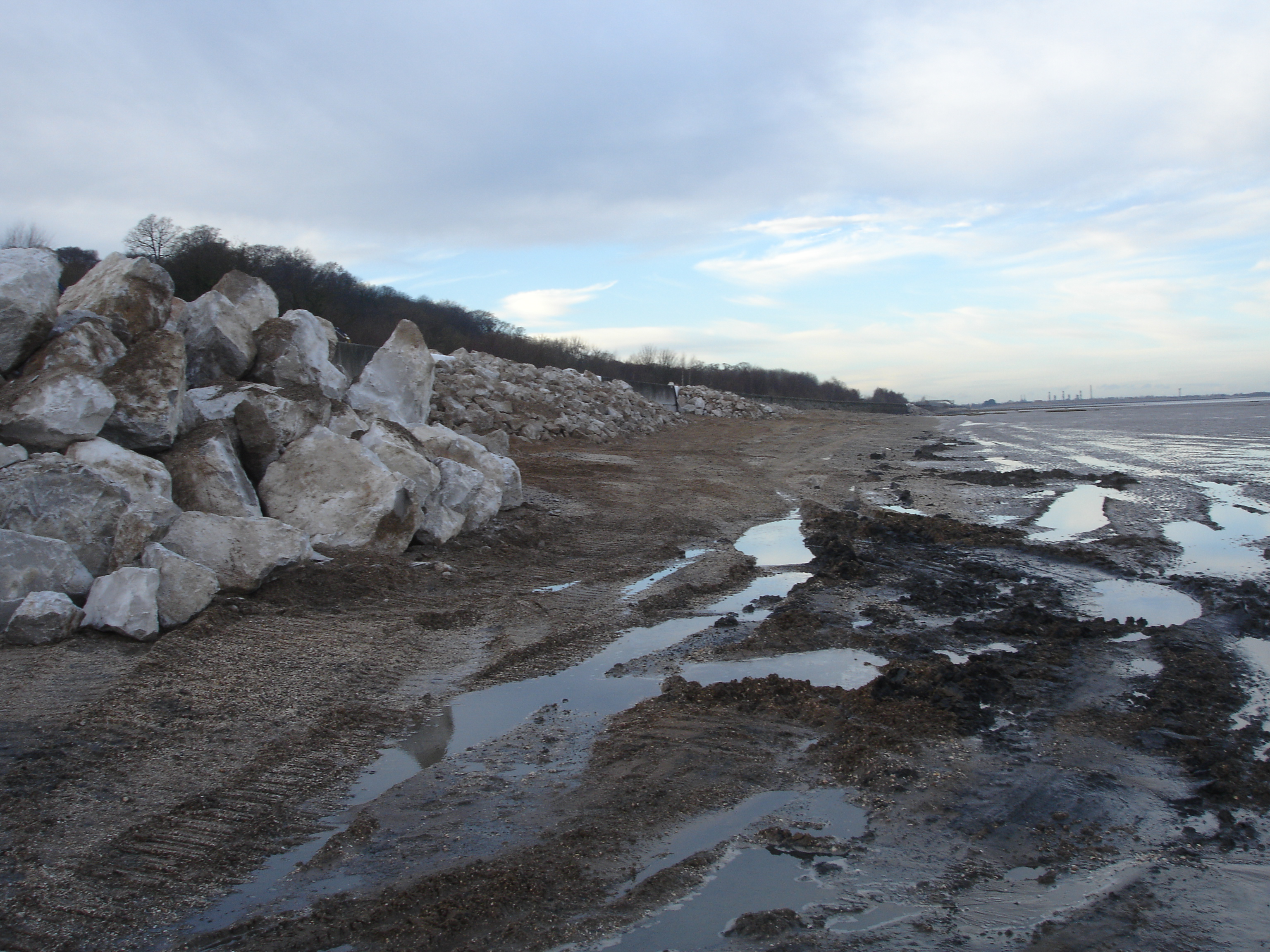 Mostyn Flinchshire Sea Defence