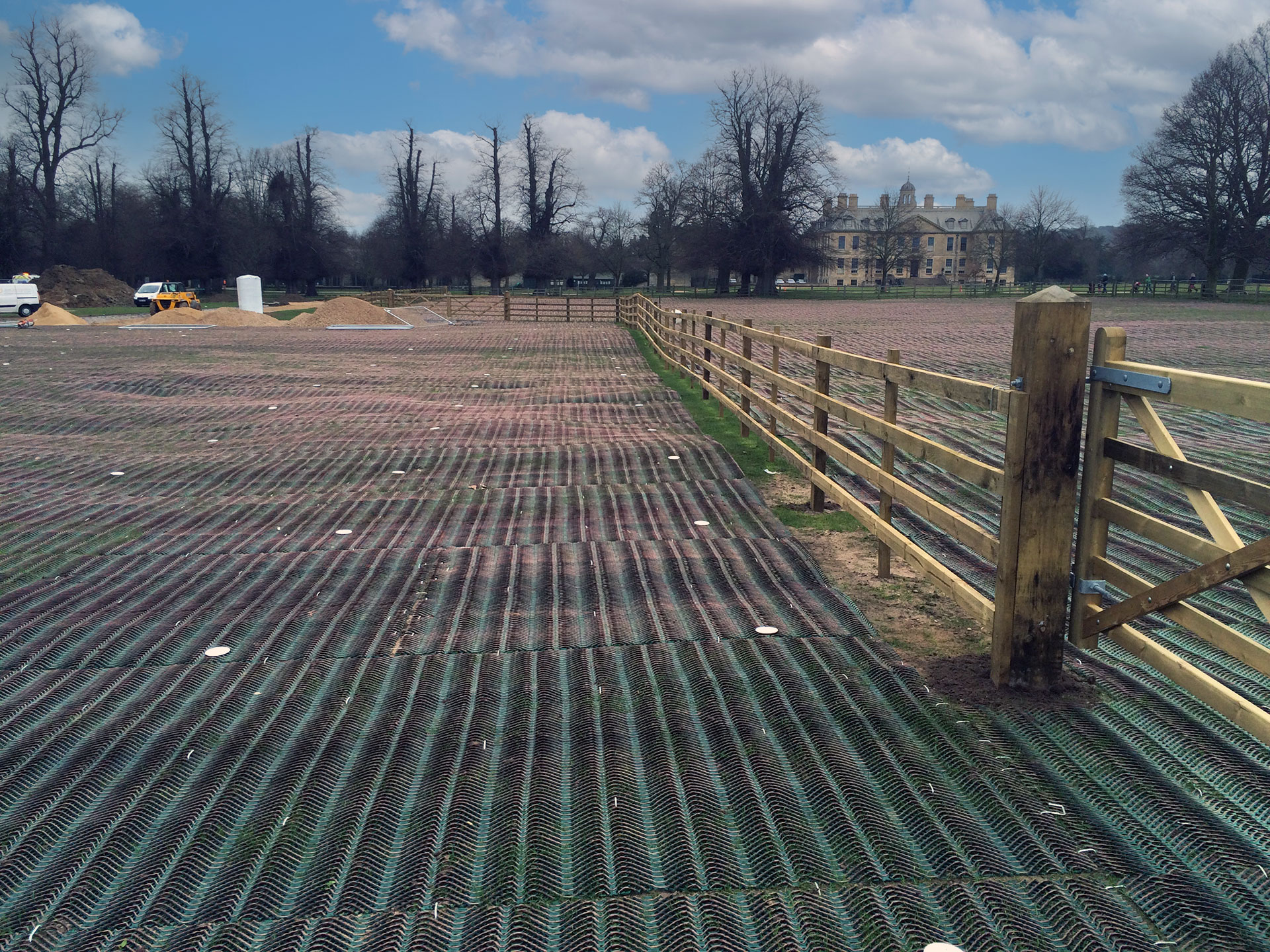 Belton House car park with TurfMesh