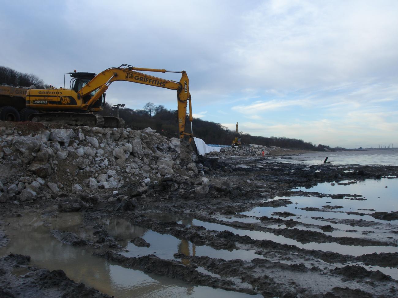 Mostyn Flinchshire Sea Defence