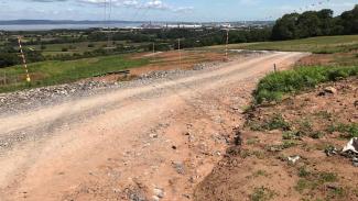 Hinkley Point C haul road using Wrekin geosynthetics