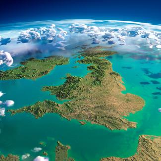 The United Kingdom from space