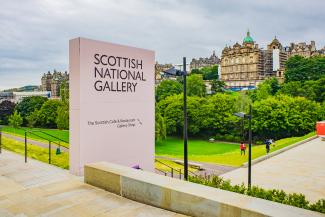 ProtectaWeb installation and Scottish National Gallery, Edinburgh