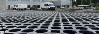 CellTrack HD installed on a large car park