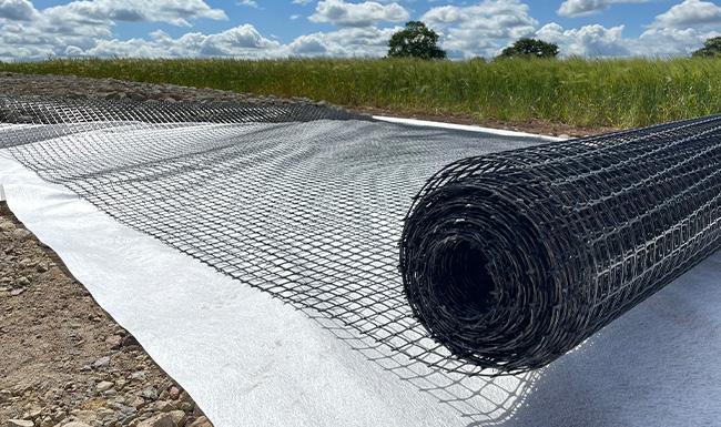 Geogrid roll and Geotextile roll